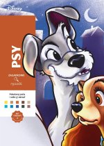 Psy. Kolorowanka antystresowa. Disney. Zagadkowe rysunki