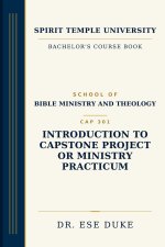 Introduction to Capstone Project or Ministry Practicum