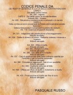 CODICE PENALE DA - DEI REATI IN GENERALE A C.P. III DELLE CONTRAVVENZIONI