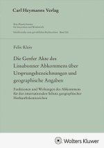 Die Genfer Akte des Lissabonner Abkommens über Ursprungsbezeichnungen und geographische Angaben (GWR 202)