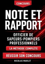 Note et rapport officier de sapeurs-pompiers professionnels