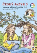 Český jazyk 5, 2. díl s Rózinkou a Oskarem (barevný pracovní sešit) RVP