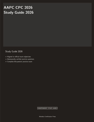 AAPC CPC 2026 Study Guide