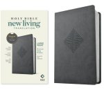 NLT Large Print Premium Value Thinline Bible, Filament Enabled (Leatherlike, Crossroads Gray)