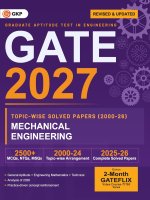 GATE 2027 Mechanical Engineering | Topic-wise Previous Year Solved Papers (2000-2026) | 27 Years PYQ with Detailed Solutions | MCQs, NTQs & MSQs | GAT