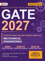 GATE 2027 Mechanical Engineering | Chapter-wise Previous Year Solved Papers (2000-2026) | 27 Years PYQ with Detailed Solutions | MCQs, NTQs & MSQs | G