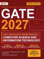 GATE 2027 Computer Science & Information Technology | Topic-wise Previous Year Solved Papers (2000-2026) | 27 Years PYQ with Detailed Solutions | MCQs