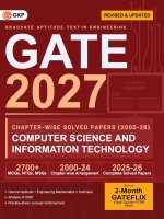 GATE 2027 Computer Science & Information Technology | Chapter-wise Previous Year Solved Papers (2000-2026) | 27 Years PYQ with Detailed Solutions | MC