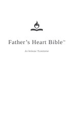 Father's Heart Bible (Large Print Hardback - White Edition)