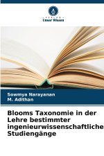 Blooms Taxonomie in der Lehre bestimmter ingenieurwissenschaftlicher Studiengänge