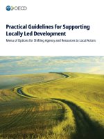 Practical Guidelines for Supporting Locally Led Development