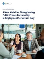 A New Model for Strengthening Public-Private Partnerships in Employment Services in Italy
