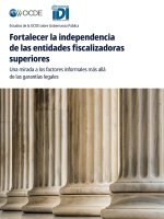 Fortalecer la independencia de las entidades fiscalizadoras superiores