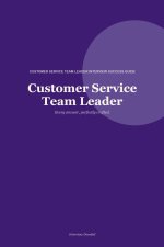 Get the Customer Service Team Leader Job