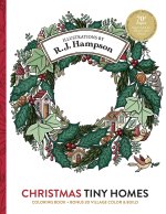 Christmas Tiny Homes Coloring Book
