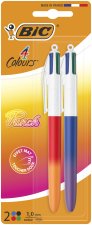 Długopis BIC 4 Colours Punch Rainbow blister 2szt.mix kolorów