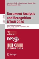 Document Analysis and Recognition - ICDAR 2026
