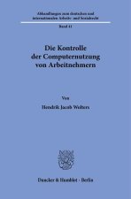 Die Kontrolle der Computernutzung von Arbeitnehmern