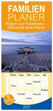 Familienplaner 2027 - Rügen und Hiddensee - Momente einer Reise mit 5 Spalten (Wandkalender, 21 x 45 cm) CALVENDO