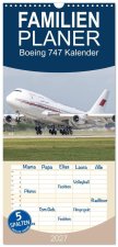 Familienplaner 2027 - Boeing 747 Kalender mit 5 Spalten (Wandkalender, 21 x 45 cm) CALVENDO