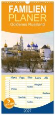 Familienplaner 2027 - Goldenes Russland mit 5 Spalten (Wandkalender, 21 x 45 cm) CALVENDO