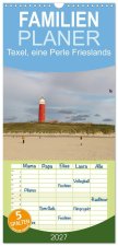 Familienplaner 2027 - Texel, eine Perle Frieslands mit 5 Spalten (Wandkalender, 21 x 45 cm) CALVENDO