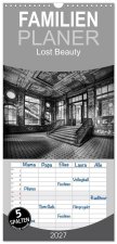 Familienplaner 2027 - Lost Beauty mit 5 Spalten (Wandkalender, 21 x 45 cm) CALVENDO