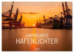 Hamburgs Hafenlichter (Tischkalender 2027 DIN A5 quer), CALVENDO Monatskalender