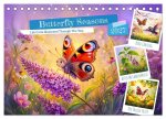 Butterfly Seasons - Life Cycle Illustrated Through The Year (Desk Calendar 2027 DIN A5 landscape), CALVENDO 12 Month DeskCalendar