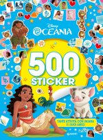 Oceania. 500 sticker. Tante attività con Vaiana e i suoi amici