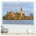 Schwerin - Impressionen (hochwertiger Premium Wandkalender 2027 DIN A2 quer), Kunstdruck in Hochglanz