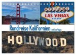 Rundreise Kalifornien mit Las Vegas (Tischkalender 2027 DIN A5 quer), CALVENDO Monatskalender