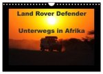 Land Rover Defender - Unterwegs in Afrika (Wandkalender 2027 DIN A4 quer), CALVENDO Monatskalender
