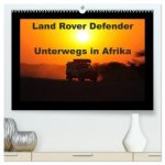 Land Rover Defender - Unterwegs in Afrika (hochwertiger Premium Wandkalender 2027 DIN A2 quer), Kunstdruck in Hochglanz