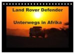 Land Rover Defender - Unterwegs in Afrika (Tischkalender 2027 DIN A5 quer), CALVENDO Monatskalender