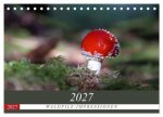 Waldpilz-Impressionen (Tischkalender 2027 DIN A5 quer), CALVENDO Monatskalender
