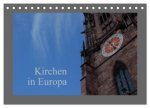 Kirchen in Europa (Tischkalender 2027 DIN A5 quer), CALVENDO Monatskalender