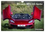 McLaren MP4-12C Spider (Wandkalender 2027 DIN A4 quer), CALVENDO Monatskalender
