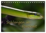 Schlangen im Portrait (Tischkalender 2027 DIN A5 quer), CALVENDO Monatskalender