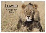 Löwen - Könige der Tiere (Wandkalender 2027 DIN A4 quer), CALVENDO Monatskalender