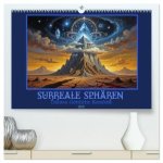 Surreale Sphären: Dantes Göttliche Komödie (hochwertiger Premium Wandkalender 2027 DIN A2 quer), Kunstdruck in Hochglanz