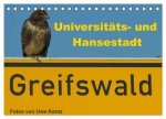 Univeritäts- und Hansestadt Greifswald (Tischkalender 2027 DIN A5 quer), CALVENDO Monatskalender