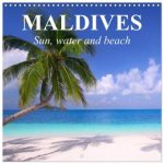 Maldives - Sun, water and beach (Wall Calendar 2027 12 × 12 Inch) CALVENDO 12 Month Wall Calendar