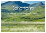 Schottland - grandiose Landschaften im Westen (Wandkalender 2027 DIN A4 quer), CALVENDO Monatskalender