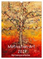 Motivation-Art 2027 (Wandkalender 2027 DIN A3 hoch), CALVENDO Monatskalender