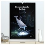 Geheimnisvolle Delfine (hochwertiger Premium Wandkalender 2027 DIN A2 hoch), Kunstdruck in Hochglanz