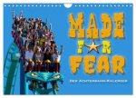 Made for Fear - Der Achterbahnkalender (Wandkalender 2027 DIN A4 quer), CALVENDO Monatskalender