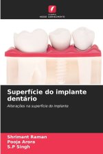 Superfície do implante dentário