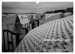 Ostseebad Zingst - Impressionen in Schwarz-Weiß (Wandkalender 2027 DIN A3 quer), CALVENDO Monatskalender