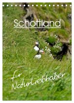 Schottland für Naturliebhaber (Tischkalender 2027 DIN A5 hoch), CALVENDO Monatskalender